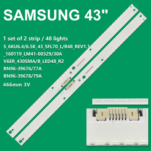 Kit barre strip - barre, led