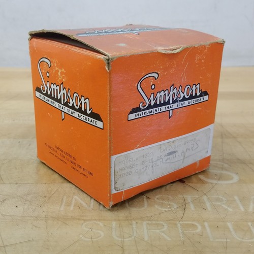 Simpson 1327 microammetro - simpson,