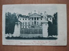 NOVENTA -PADOVA -VILLA FORTI INIZI 1900 VIAGG.  CARTOLINA D'EPOCA