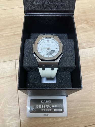 Casio shock argento bianco - casio, g-shock