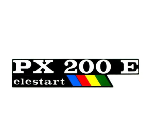 Scritta laterale cofano px - laterale, "px