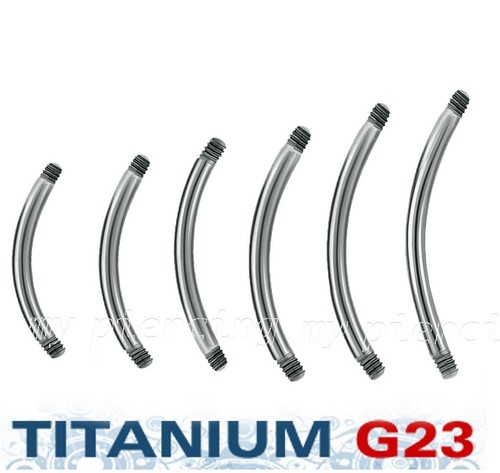 G23 titanio curvo bilanciere - titanio,