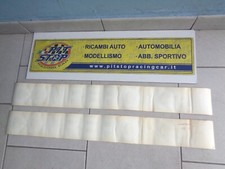 COPPIA ADESIVI LATERALI OPEL KADETT GTE CONRERO GR.1 - 74X7 CM - BIANCO