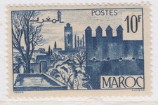 FRENCH PROTECTORATE MOROCCO Gardens of Fes Fez 1947 10fr MNH** Stamp X642