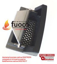 BRACIERE GHISA COMPLETO DI BATTIFIAMMA NORDICA EXTRAFLAME ISIDE IDRO 2.0 4278200