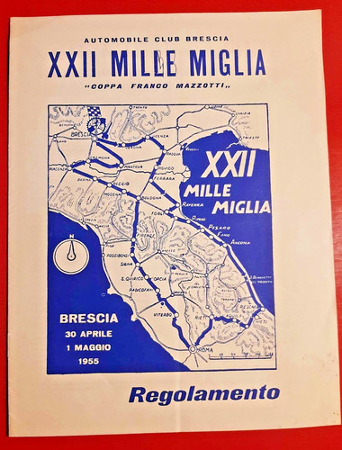 Xxii mille miglia 1955 - xxii,