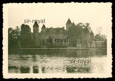 Groß Dammer Grenzmark 1940 circa - Castello dal lato mare - Polonia WW2 foto 9x6cm