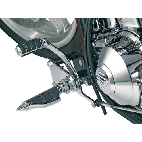 Kuryakyn round chrome pedal - kuryakyn,