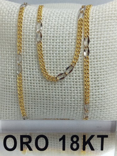 Collana oro giallo 750 18 - in,