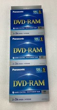 Lotto 3 Panasonic DVD-RAM 2-3x