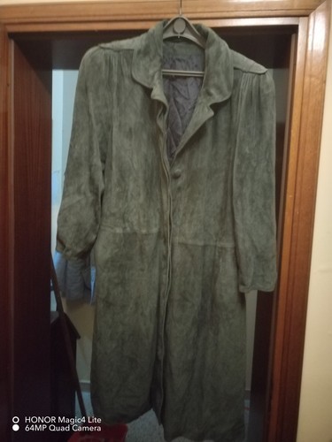Giaccone lungo camoscio - giaccone,