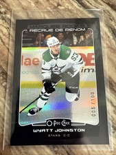 2022-23 O-Pee-Chee - Tendone Rookie Wyatt Johnston #597 Rainbow Black /100 (RC)
