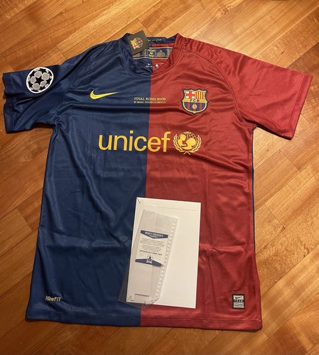 Maglia autografata messi barca - maglia,