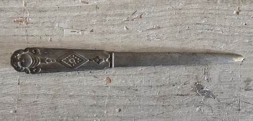 Antico tagliacarte ottone - in,