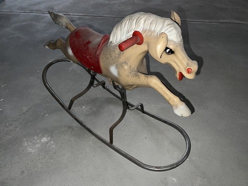 Cavallo dondolo eurotoys - cavallo,