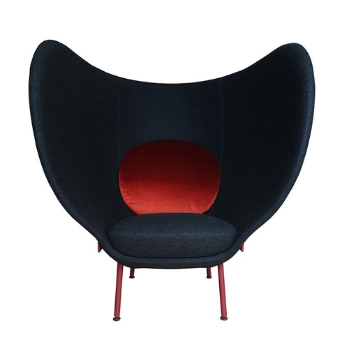 Moroso poltrona con schienale - con,