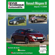 ▄▀▄ REVUE TECHNIQUE RENAULT MEGANE 3 phase 1 Diesel (2008 à 2012) - RTA B744 ▄▀▄