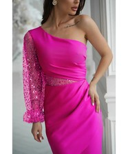 Vestito corto tubino colore - -,