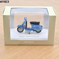 VESPA 125 PRIMAVERA 1968 Metallic Blue Norev 182100 Die Cast 1/18 New