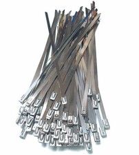 Fascette stringitubo acciaio inox da 5 pezzi nastro metallico 4,6 8 12 mm fascetta stringitubo V2A