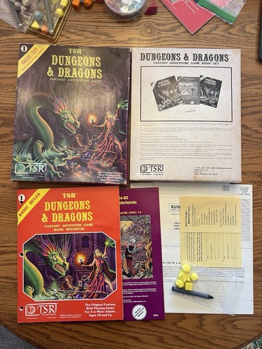 Dungeons dragons basic set - dungeons,