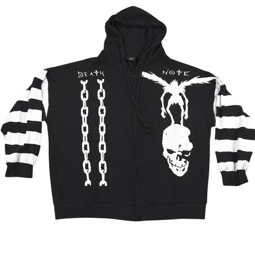 Felpa con cappuccio death - con,
