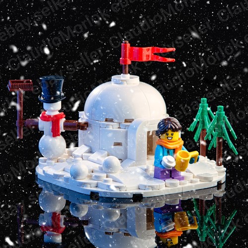 Lego igloo moc026 - igloo, natale