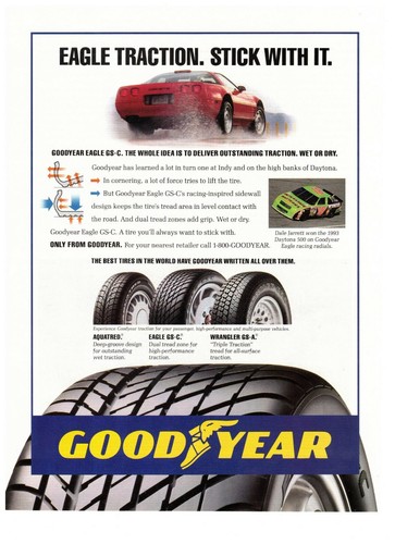 Pubblicità goodyear tire - pubblicità,
