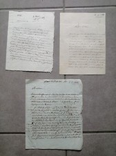 Lotto 3 Antichi Documenti Per