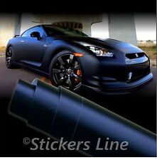 Pellicola adesiva NERO OPACO car wrapping tuning auto moto ANTIGRAFFIO