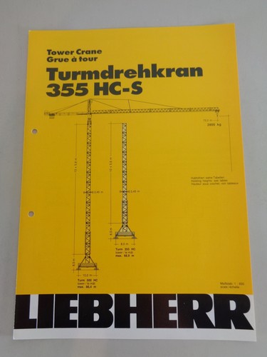 Scheda tecnica liebherr - scheda,