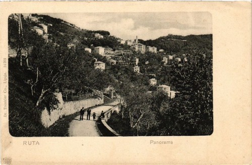 Cpa ruta panorama italy - ruta,