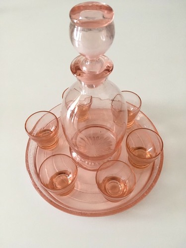 Servizio liquore rosa - anni, 40