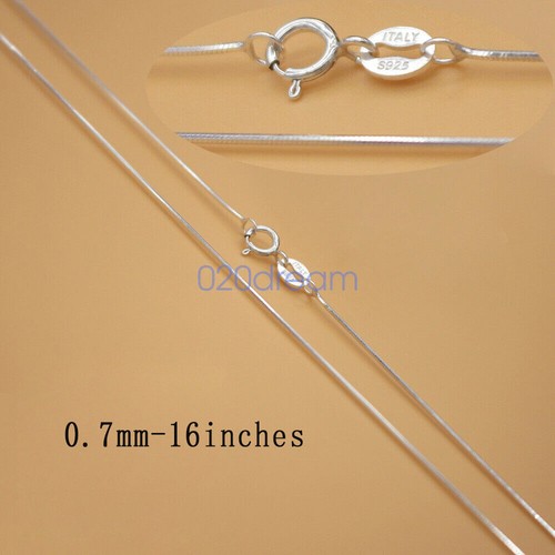 Collana vero argento sterling