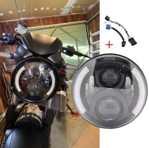 Faro moto pollici indicatore - moto, 7