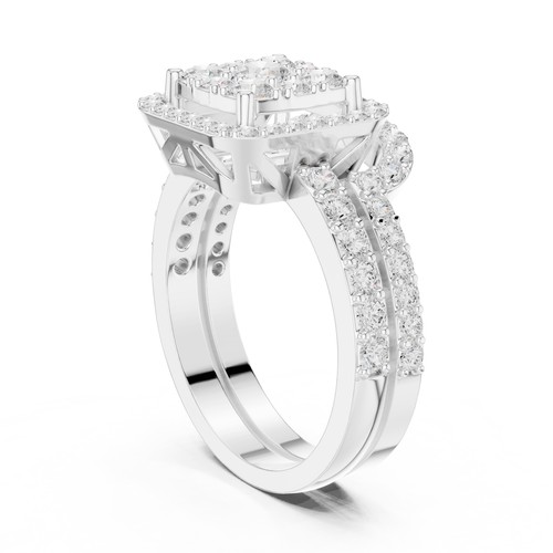 Anello donna con diamanti - con,
