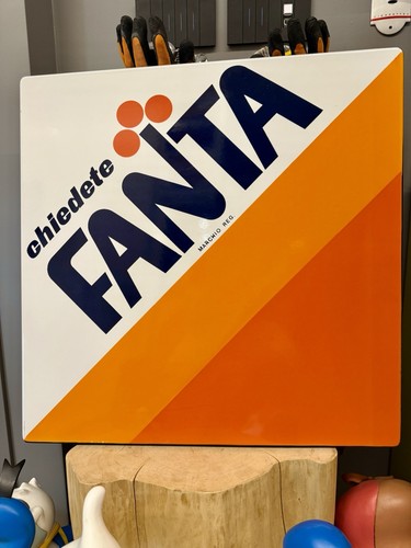 Insegna smaltata fanta - fanta,