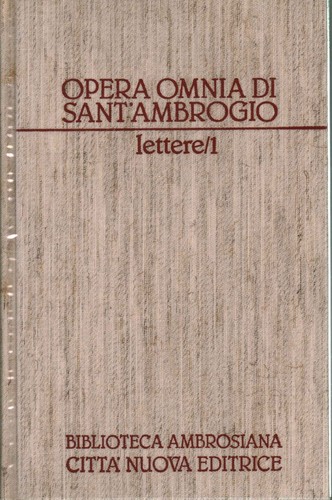 Opera omnia sant ambrogio - opera, sant'ambrogio