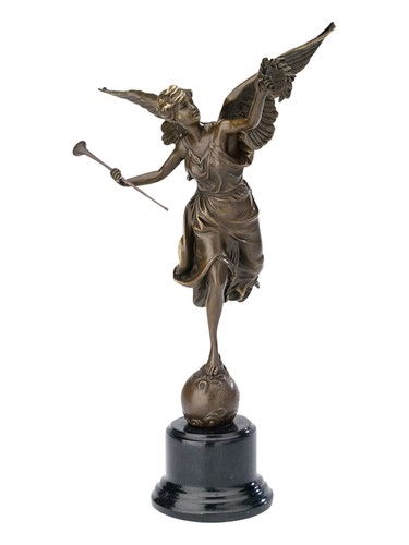 Scultura bronzo viktoria - in,