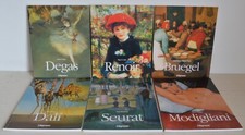 L'ESPRESSO LOTTO 6 MONOGRAFIE D'ARTE DEGAS RENOIR BRUEGEL DALÍ SEURAT MODIGLIANI