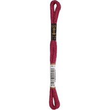 Anchor Torsione per ricamo 8m, rosso cardinale, cotone, colore 972, 6 fili