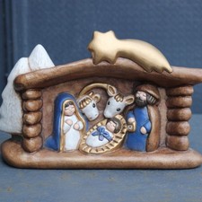 THUN Krippe Presepe Sacra Famiglia Capanna Edizione fuori produzione