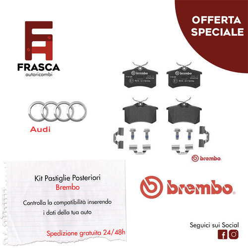 Pastiglie freno posteriori - pastiglie,