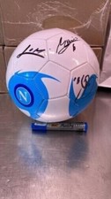 Pallone del Napoli autografato