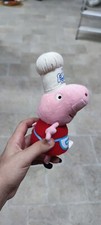 Peluche Pupazzo plush bambola dolls Peppa Pig chef cuoco bambini bambine regalo