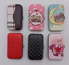 KIT Manicure Pedicure PROFESSIONALE Set 8 Pezzi estetista PUNTI NERI