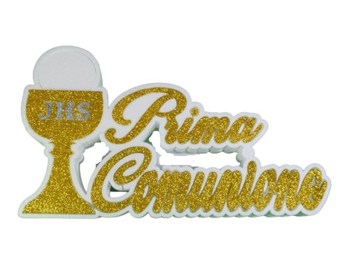 Scritta mia prima comunione - mia,
