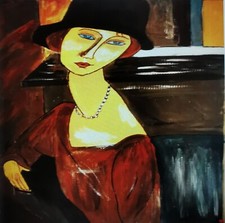  quadro Modigliani ' 'madame