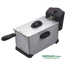 FR2759 DCG FRIGGITRICE ELETTRICA PROFESSIONALE IN ACCIAIO INOX 3,5 LITRI 2000 W