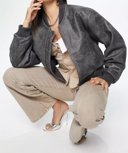 Bomber donna oversize vintage